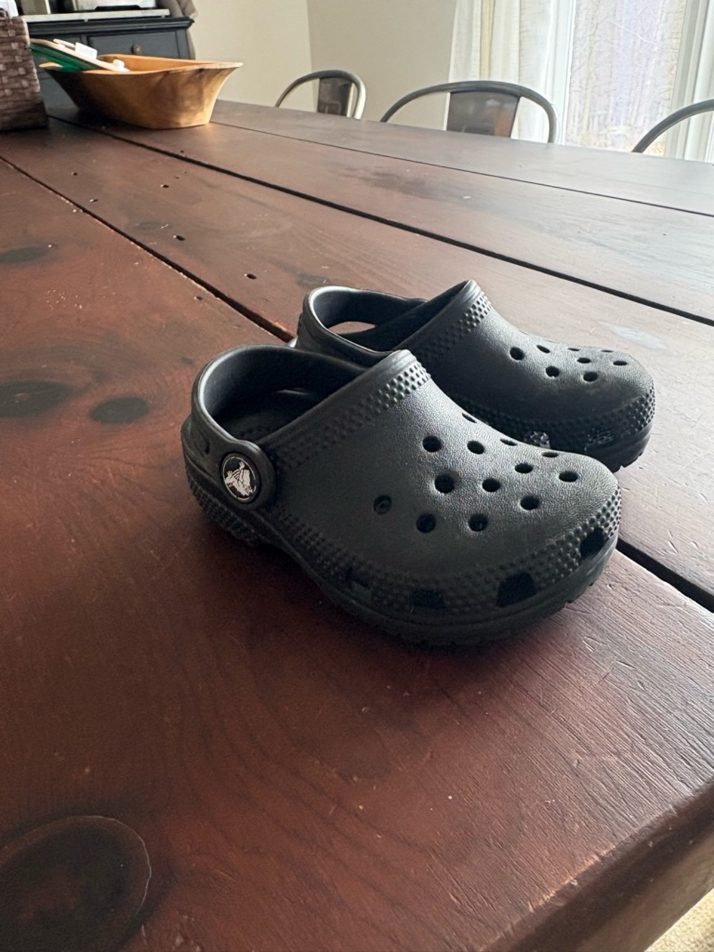 CROCS Kids Black Classic Clog